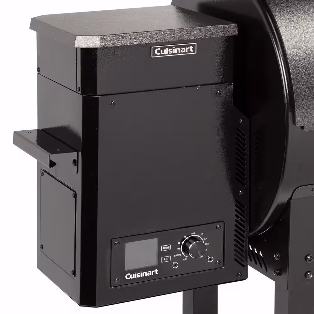 Cuisinart 700 sq. in. Deluxe Wood Pellet Grill and Smokerâ?in Gray