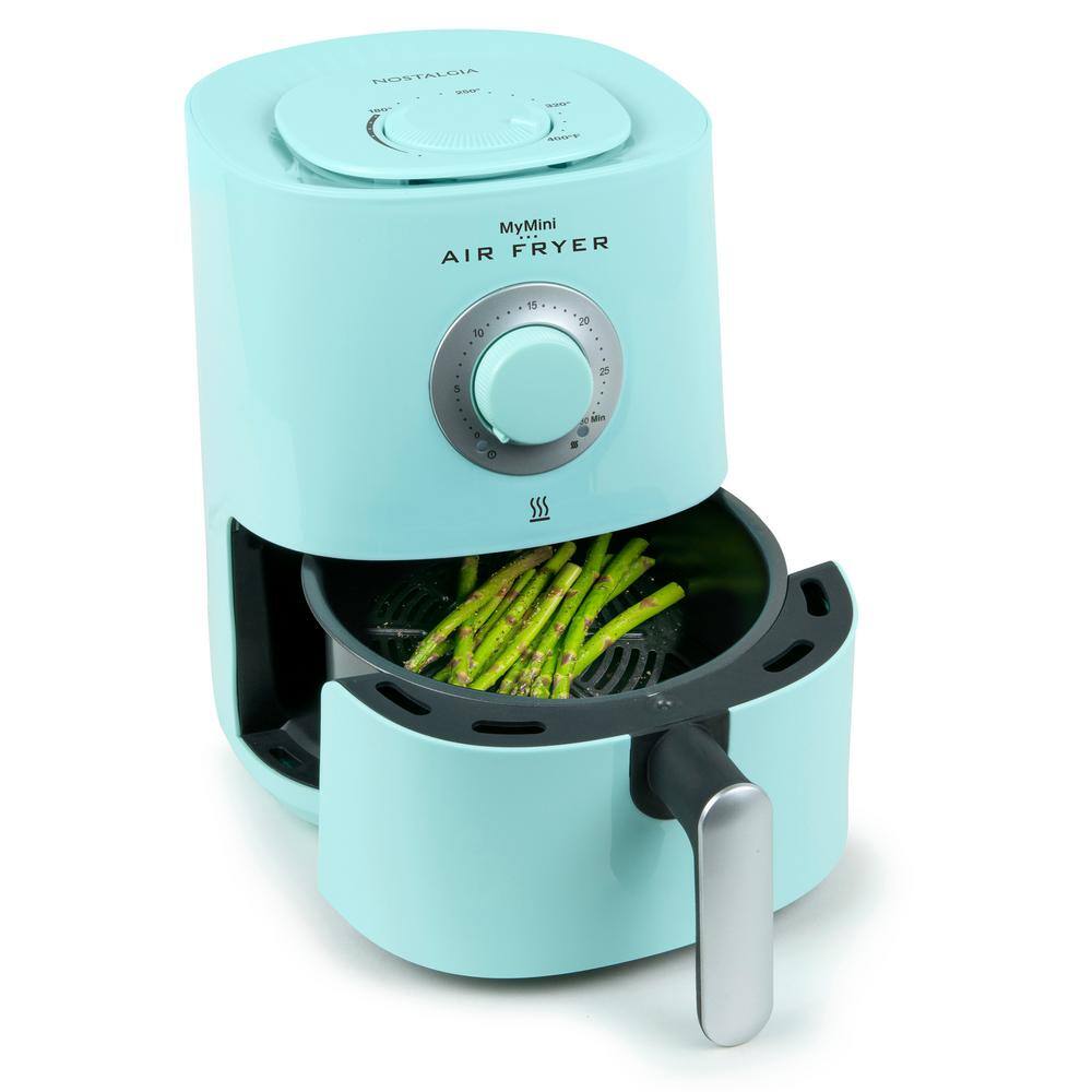Nostalgia 1 qt. Aqua MyMini Air Fryer