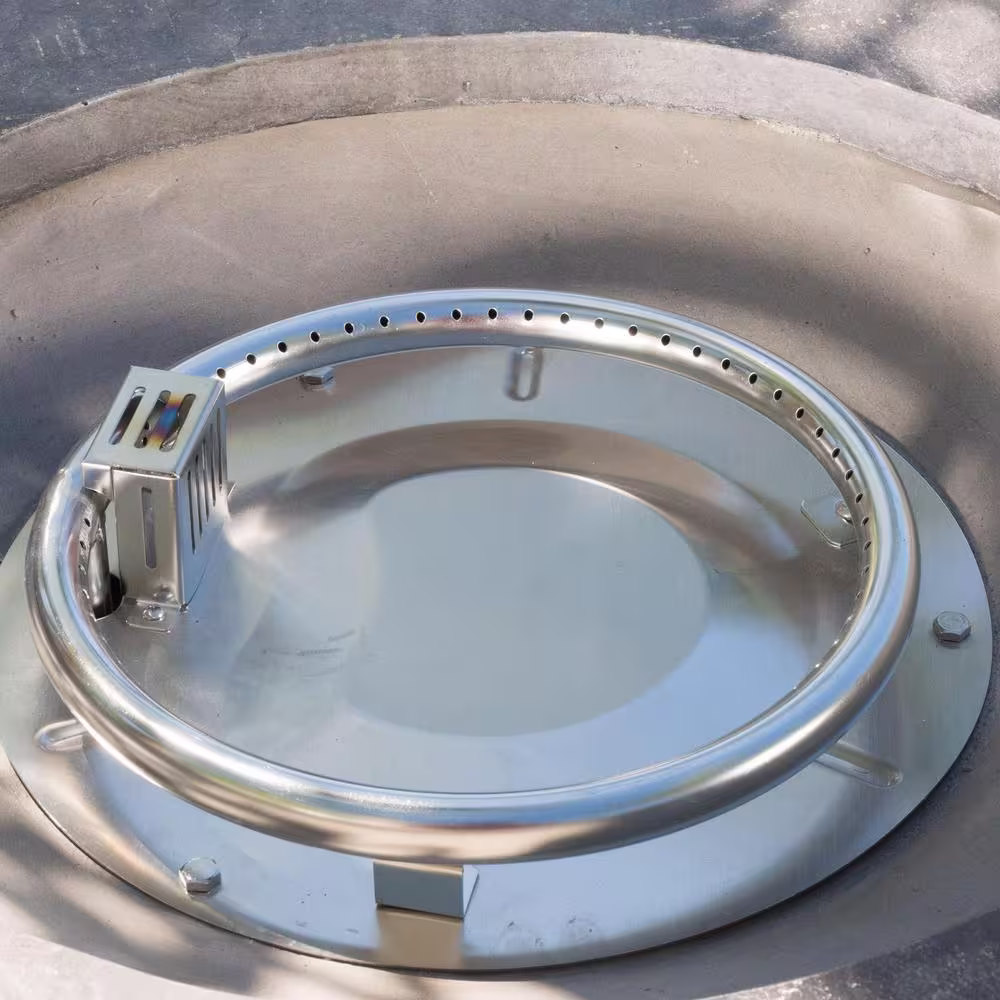 Noble House Ophelia 32 in. x 24 in. Circular MGO Propane Fire Pit