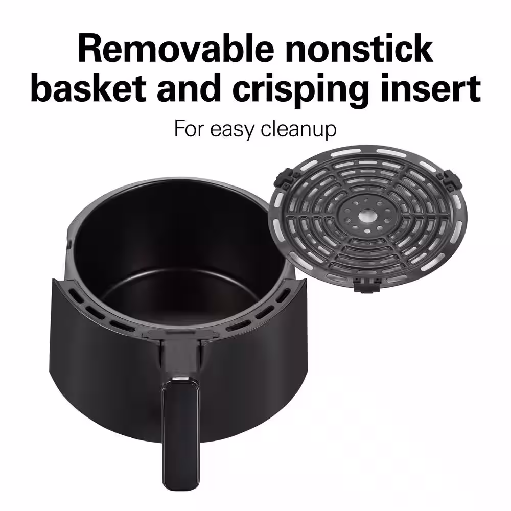 Hamilton Beach 3.7 qt. Black Digital Air Fryer