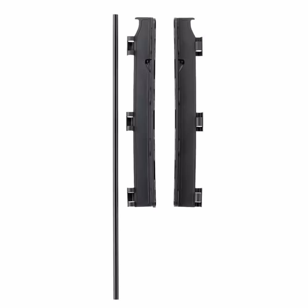 None 35 in. to 88 in. Black Metal Flex Large and Extra Tall Safety Gate