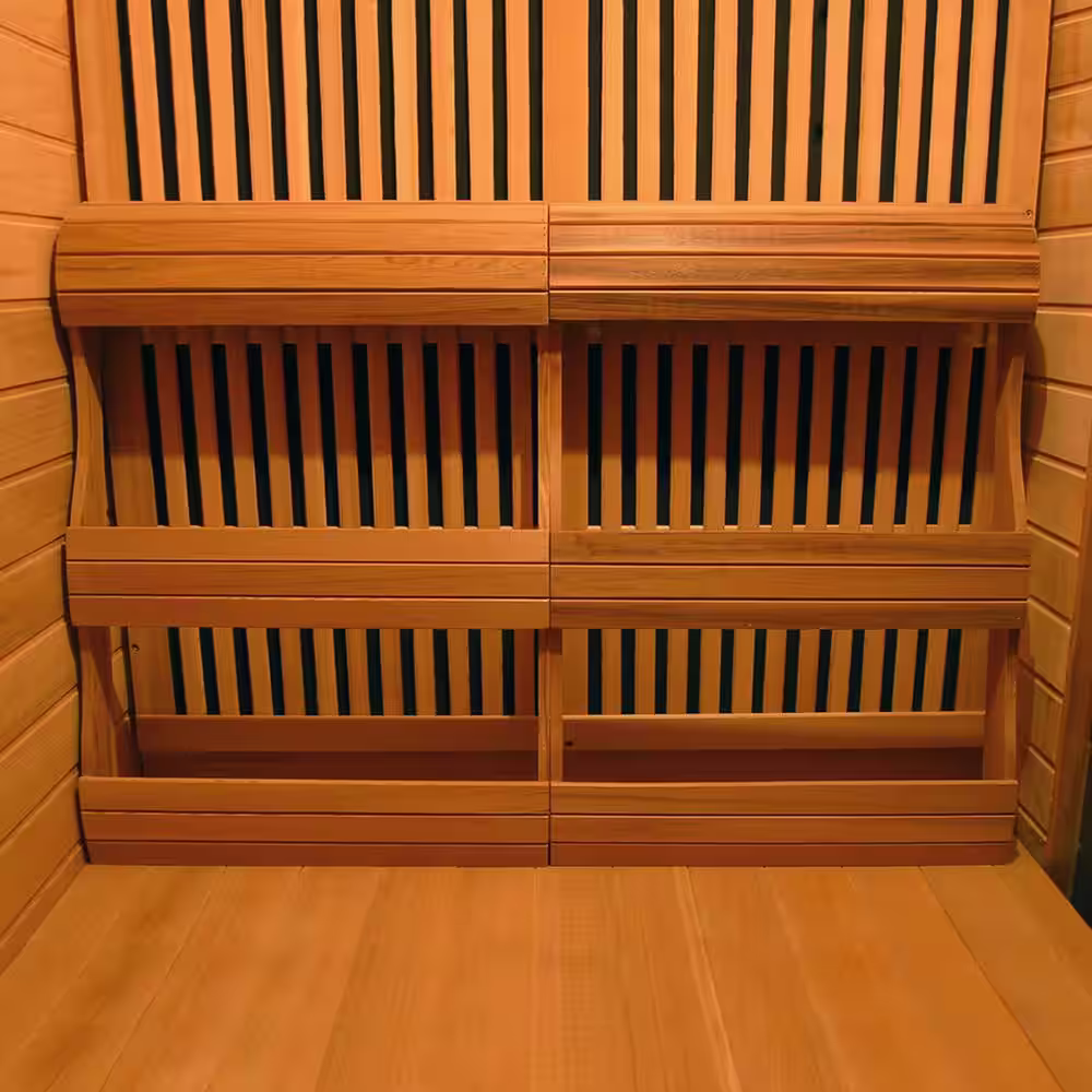 Radiant Sauna 2-Person Cedar Infrared Sauna with 6 Carbon Heaters
