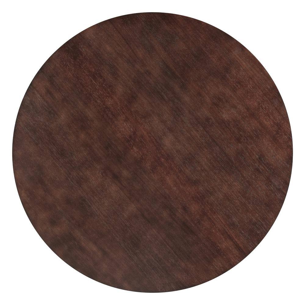 Harper & Bright Designs Exquisitely Designed 5-Piece Wood Top Greenish Antique Blue Dining Set with Special-shaped Legs and Hollow Chair Back