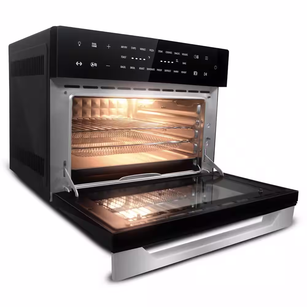 Emerald 32 qt. Black Digital Air Fryer Oven