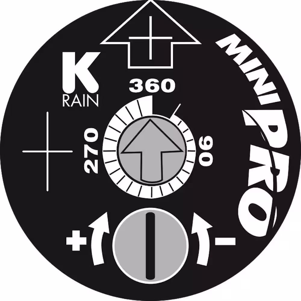 K-Rain Mini Pro 6 in. Gear Drive Sprinkler