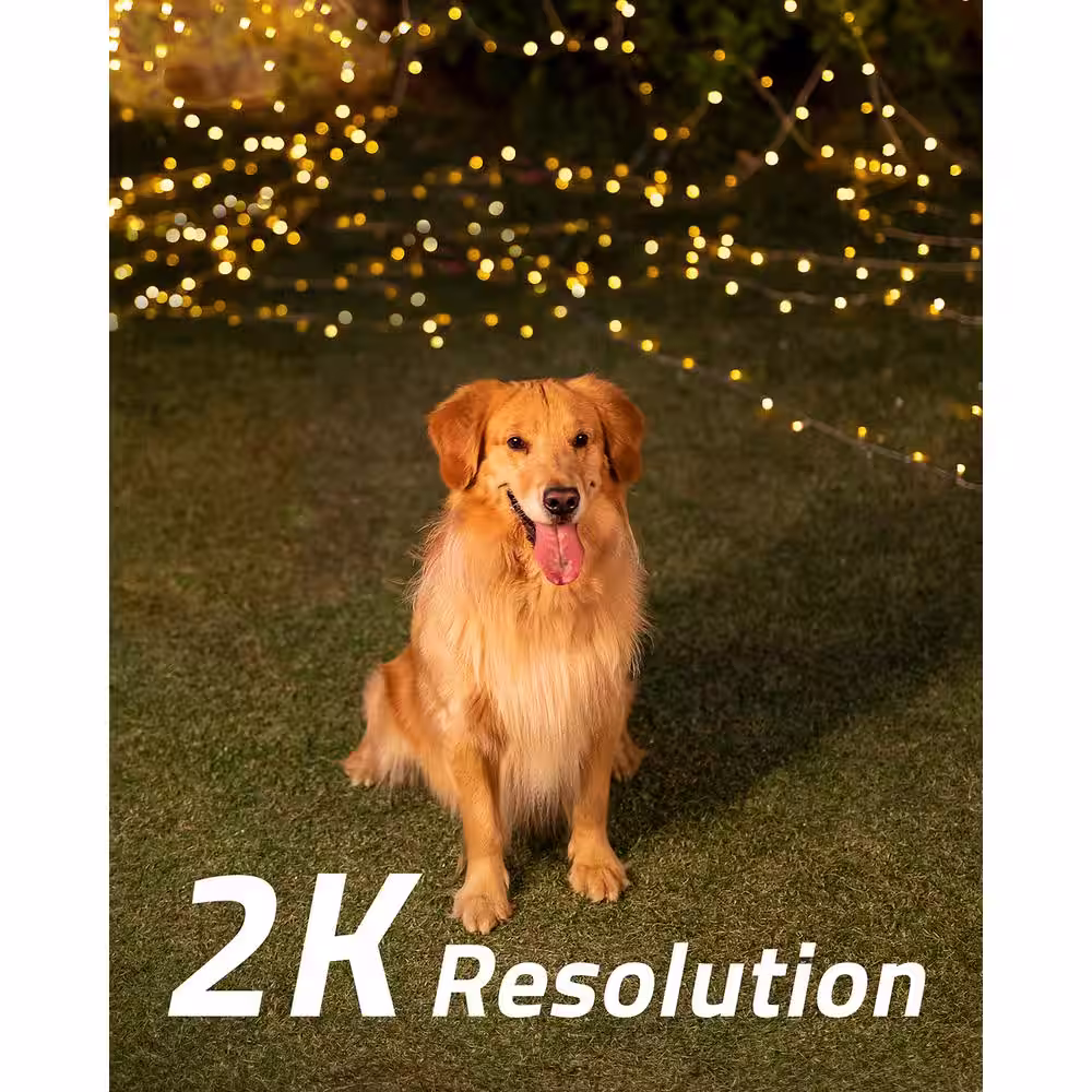 eufy Security Outdoor Cam Pro Wired Surveillance Spotlight Camera 2K HD with Color Night Vision