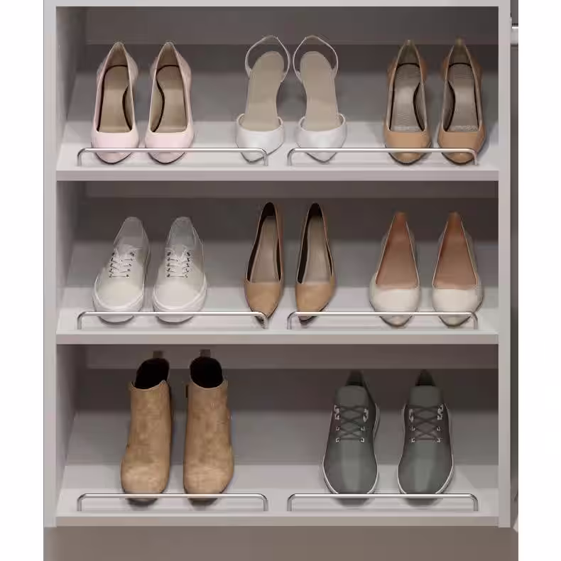 Closet Evolution Premium 36 in. W . - 60 in. W White Wood Closet System