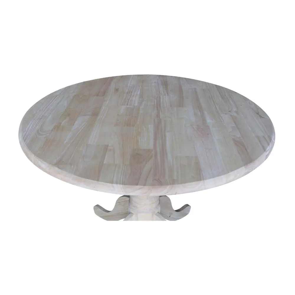 International Concepts Unfinished Dual Drop Leaf Dining Table