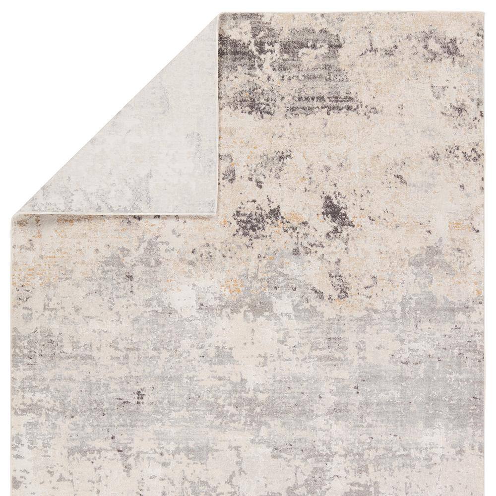 Jaipur Living Gray/Cream 9 ft. x 12 ft. Abstract Area Rug
