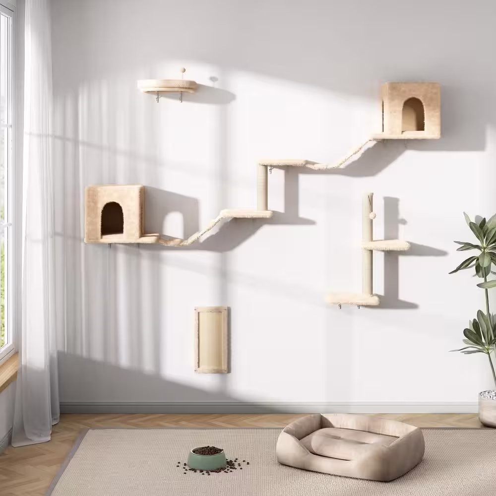 COZIWOW Wall Mounted Cat Tree Climber Set