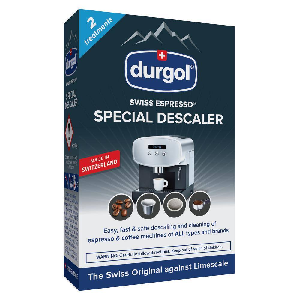 Durgol Swiss Espresso Machine Descaler/Decalcifier Solution (4-Pack)