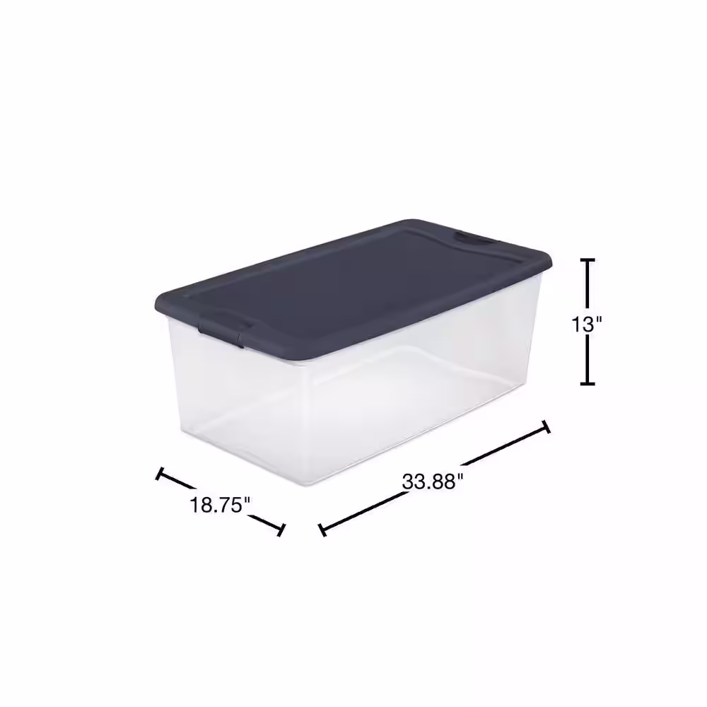 Sterilite 106 Qt. Latching Storage Box