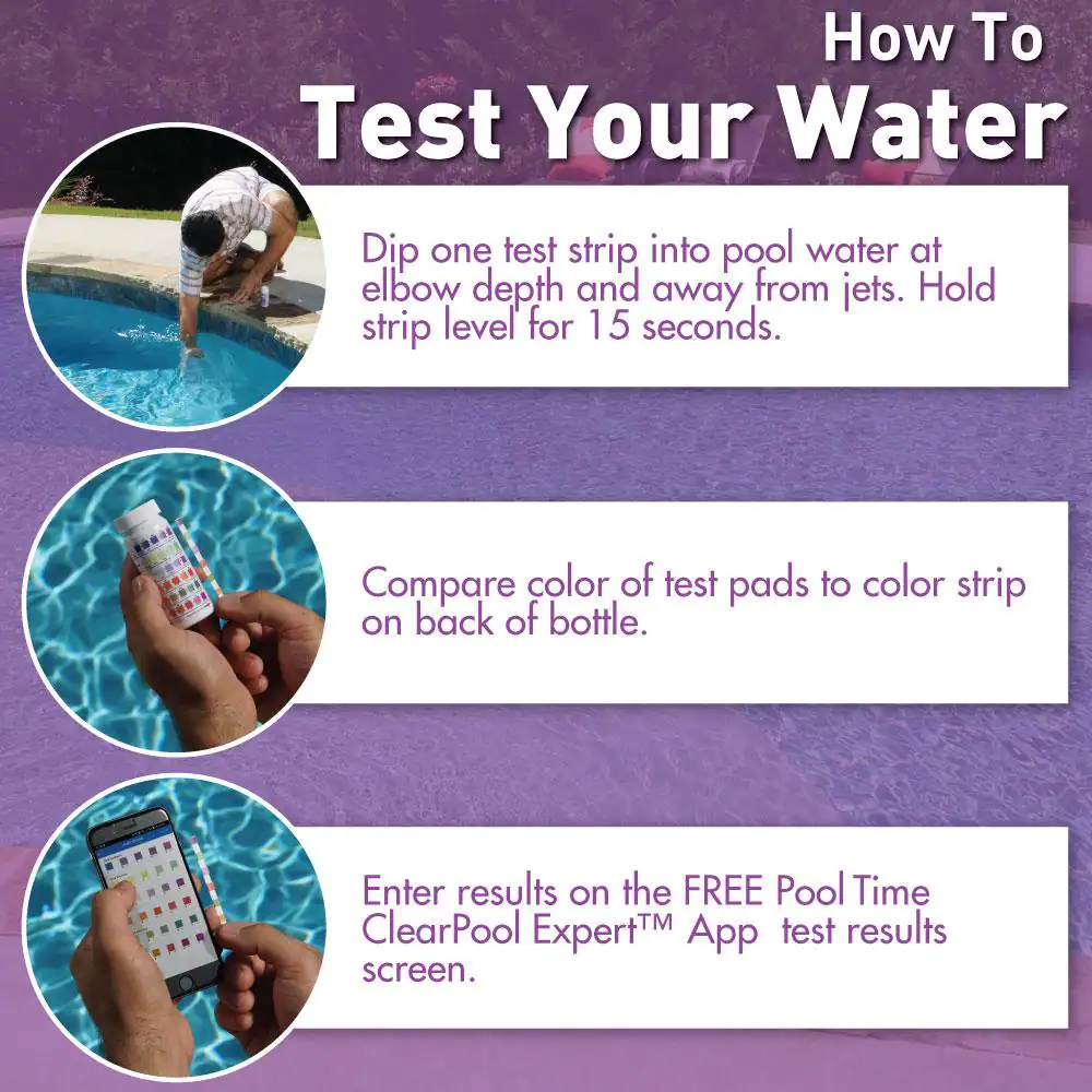 Pool Time Clear Pool Expert 6-Way Test Strips