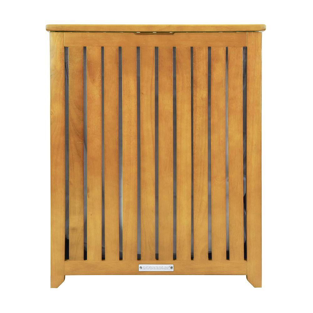 Oceanstar Spa-Style Bamboo Laundry Hamper