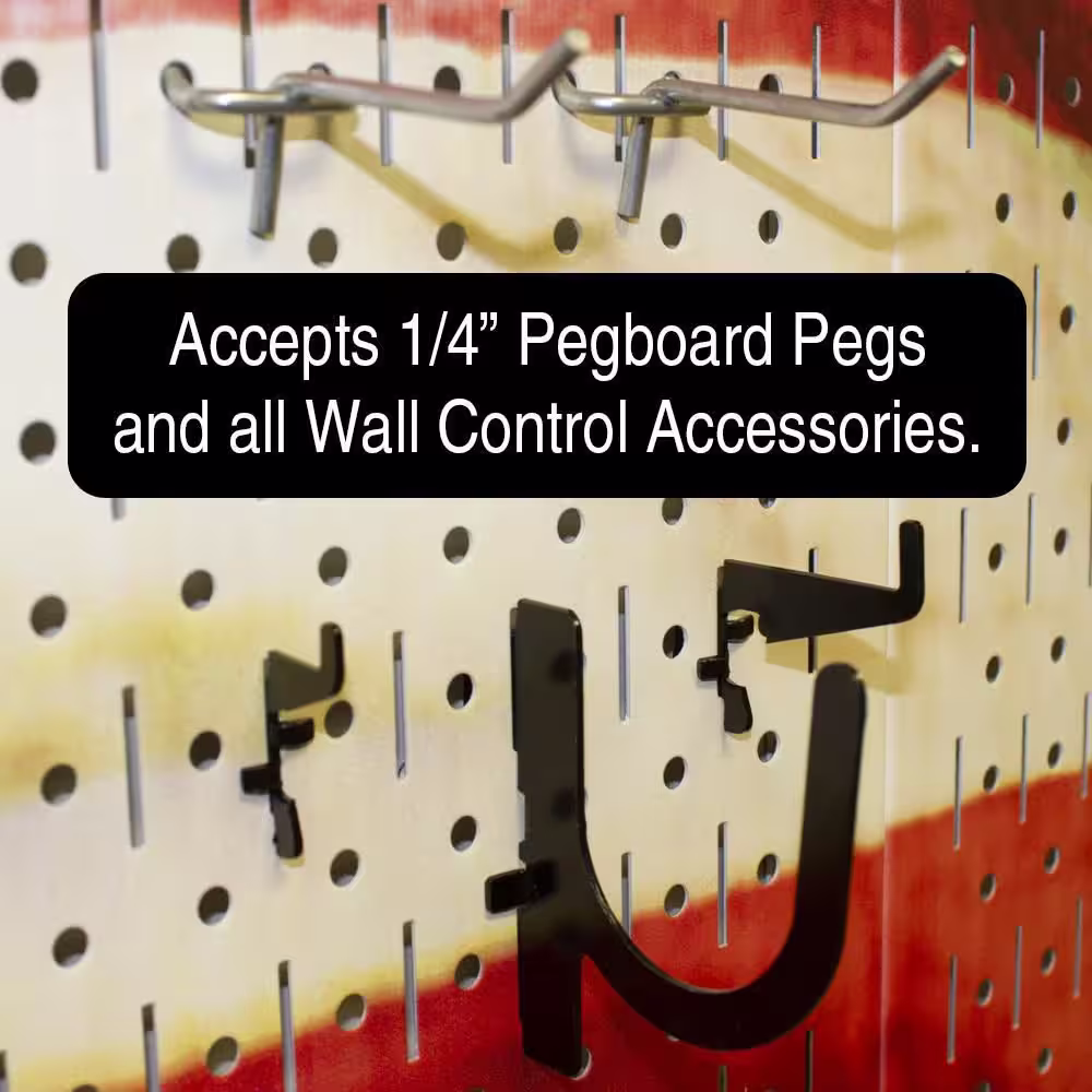 HangTime 32 in. H x 48 in. W Don't Tread On Me Design Metal Pegboard 3 Panel Set