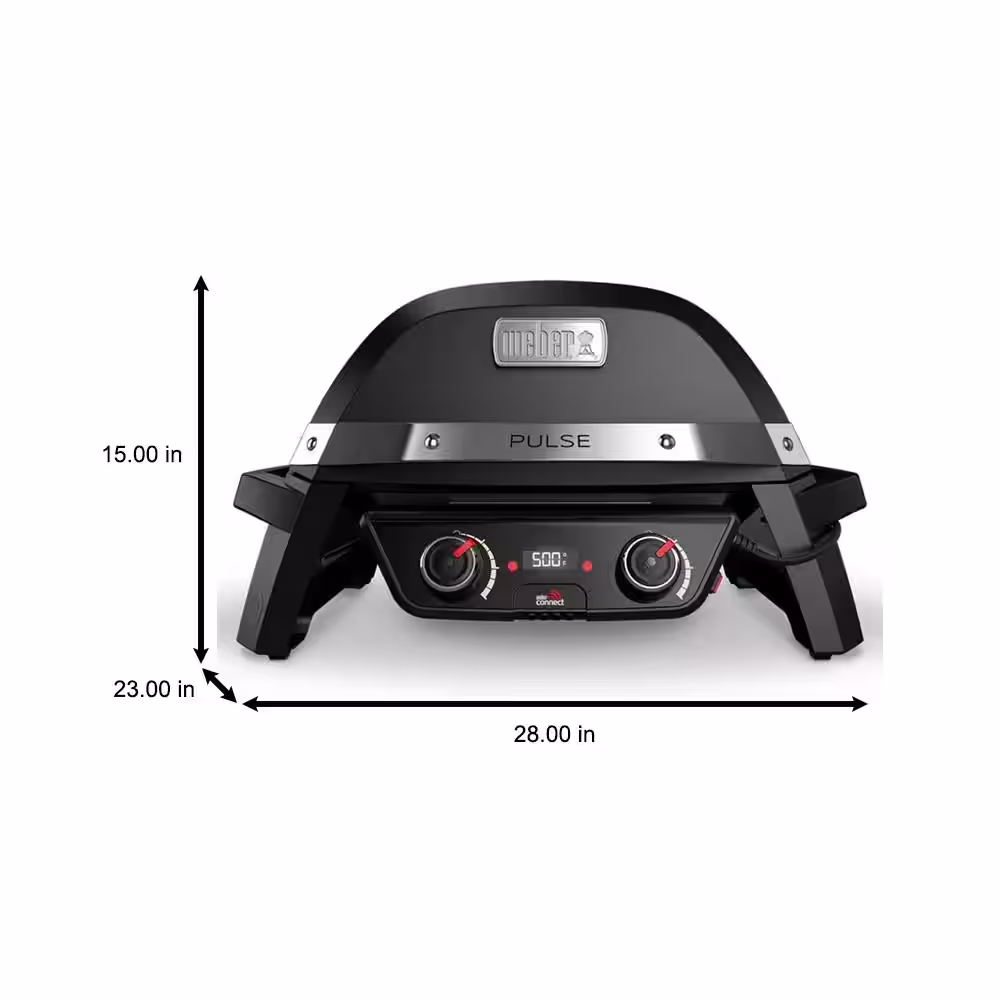 Weber Pulse 2000 Electric Grill in Black