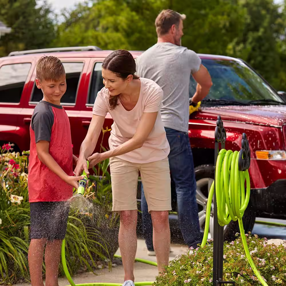 Flexzilla 1/2 in. x 50 ft. Quick Connect Attachments with Garden Hose Kit