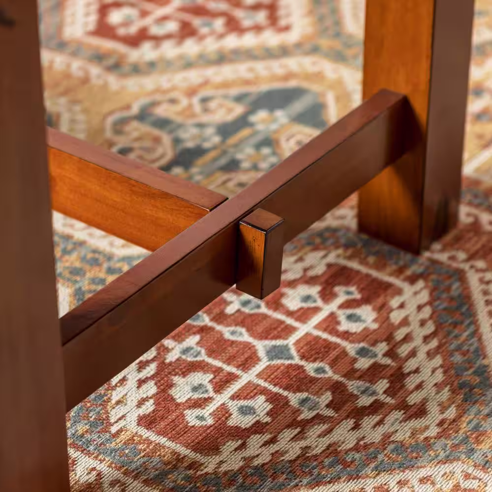 Walker Edison Furniture Company Huntsman Dark Oak Extendable Dining Table