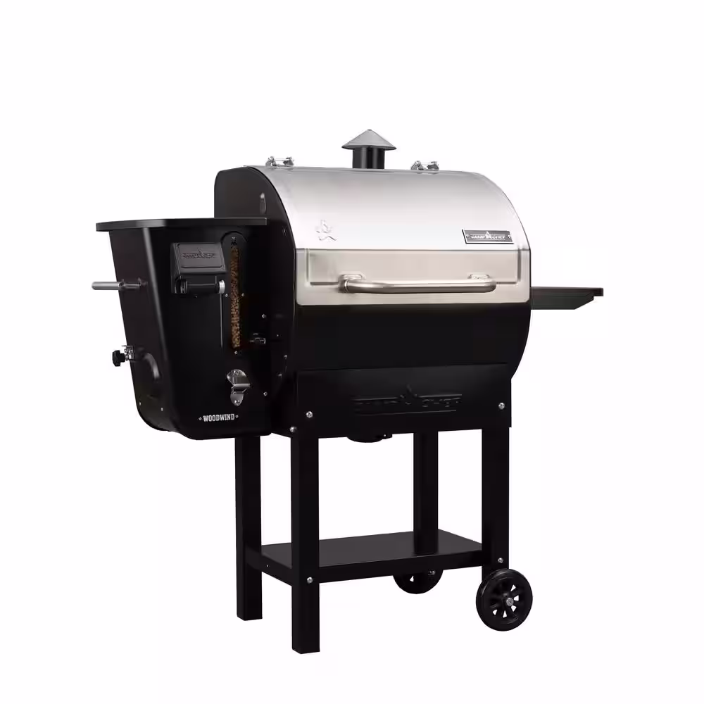 Camp Chef Woodwind WiFi 24 Pellet Grill in Stainless Steel