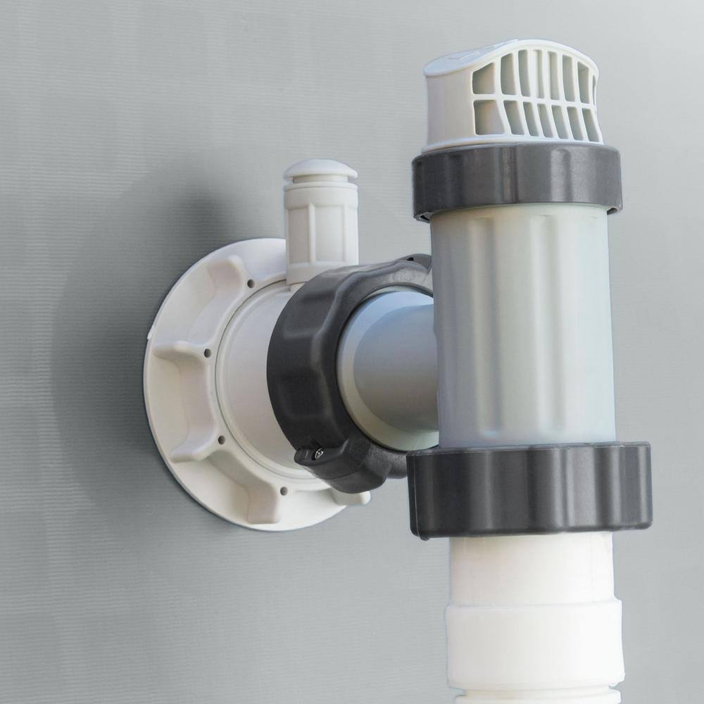 Intex Prism 20 ft. x 10 ft. Oval 48 in. D Metal Pool with Inflatable Loungers (2-Pack) and Inflatable Cooler