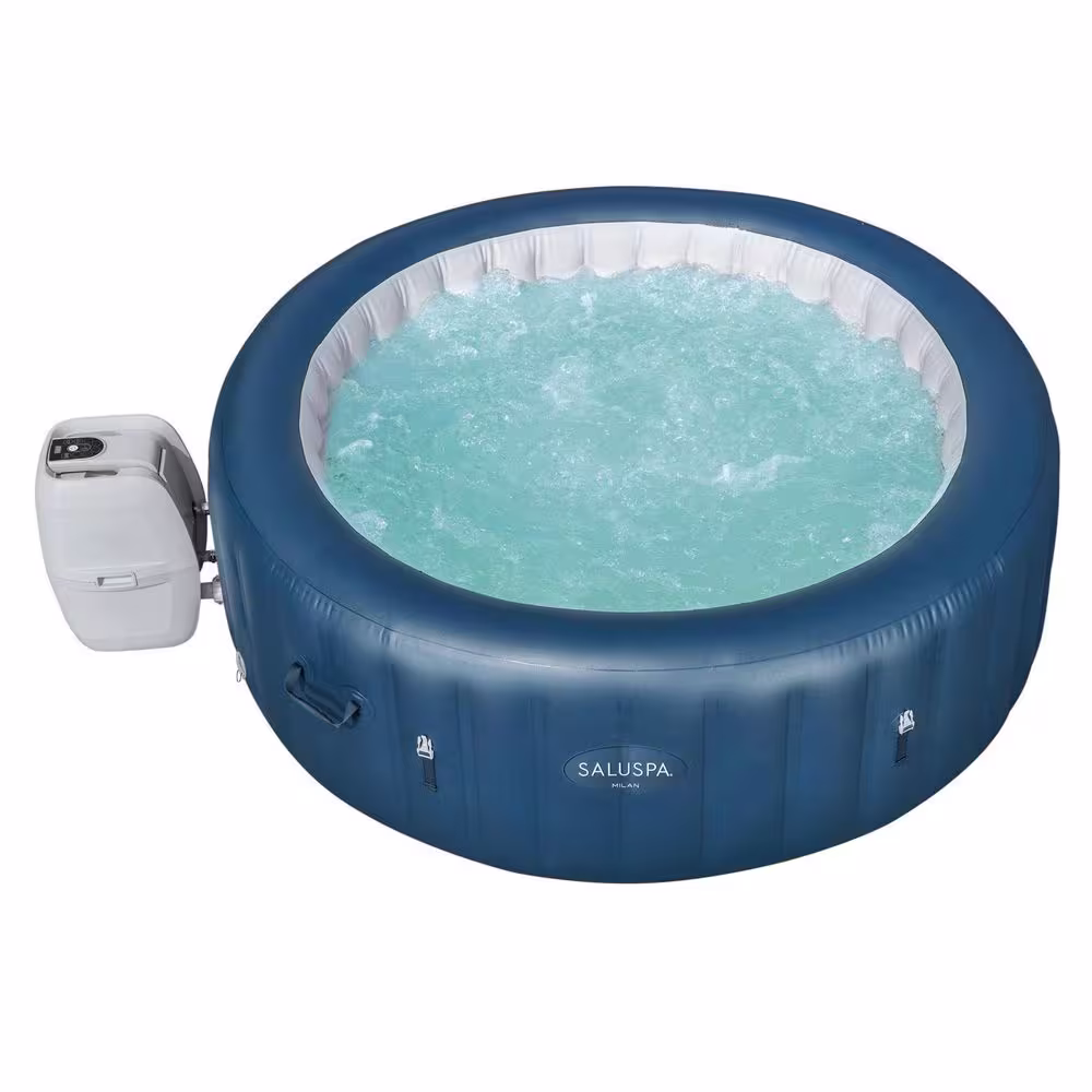 Bestway SaluSpa Milan Airjet Plus 6-Person Inflatable Hot Tub with 2-PureSpa Seats