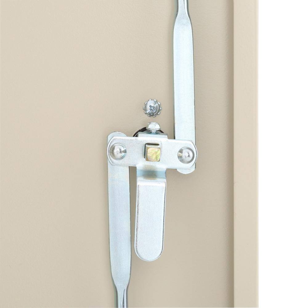 Sandusky Classic Series Steel Combination Cabinet with Adjustable Shelves in Putty (72 in. H x 36 in. W x 18 in. D)