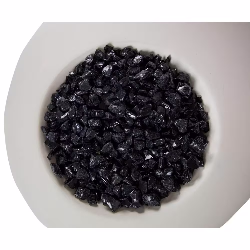 None 26 in. Carlisle MGO Propane Fire Pit Table with Glass Beads and Cover