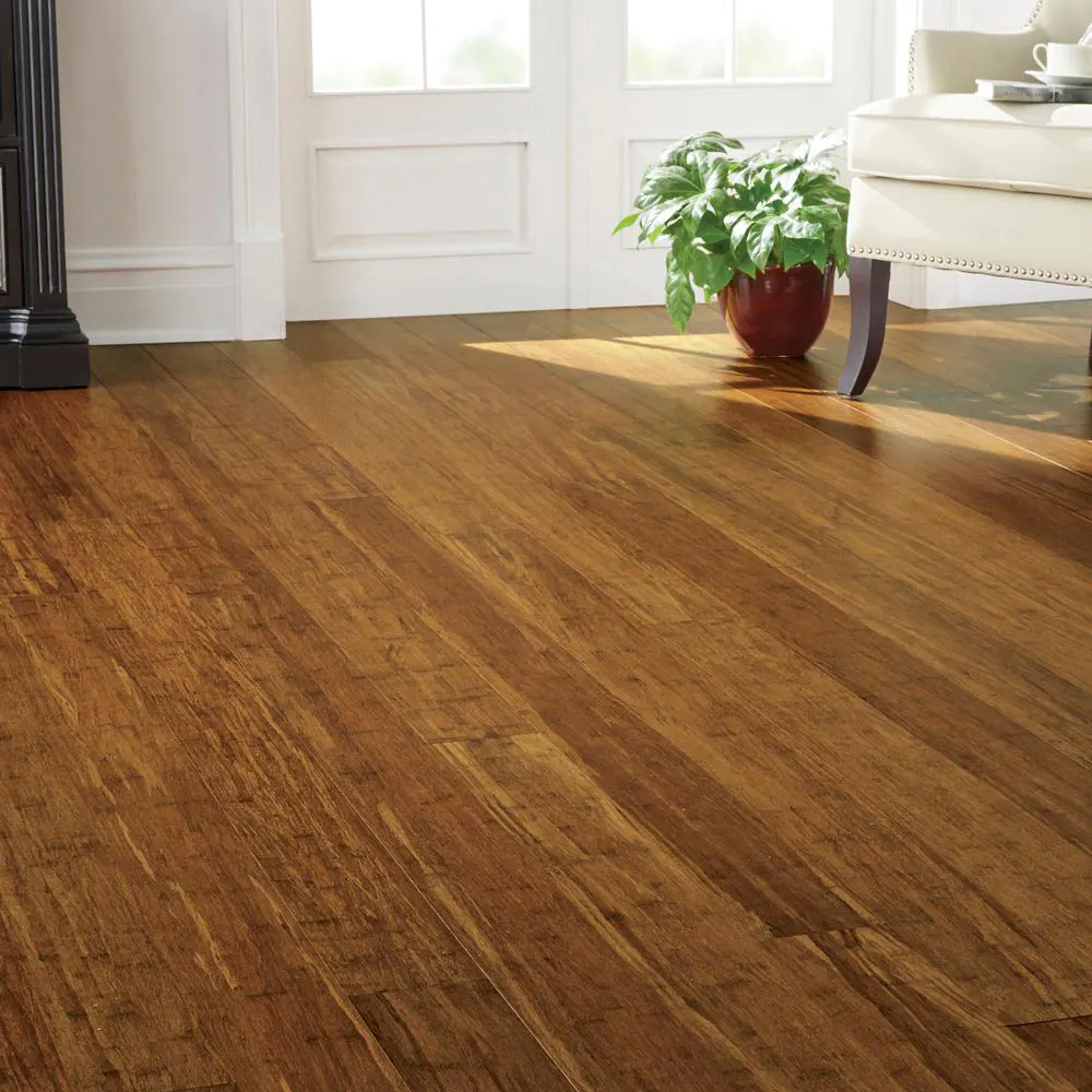 Home Decorators Collection Harvest 3/8 in. T x 4.9 in. W Strand Woven Engineered Bamboo Flooring (24.6 sqft/case)