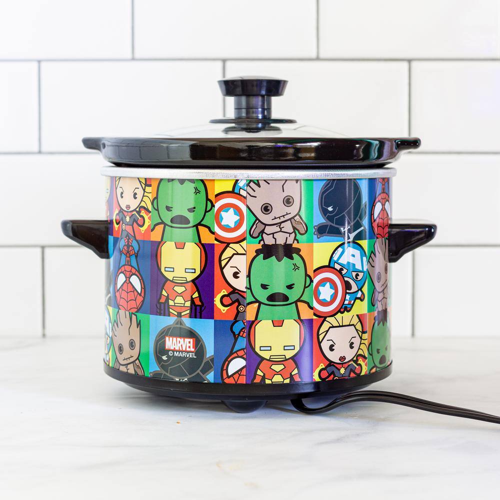 Uncanny Brands 2 qt. Marvel's Avengers Kawaii Multicolor Slow Cooker