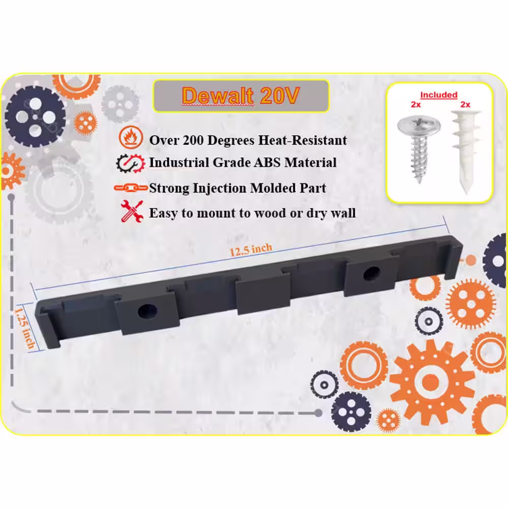 Smart Solutions Dewalt Battery Holder 20v