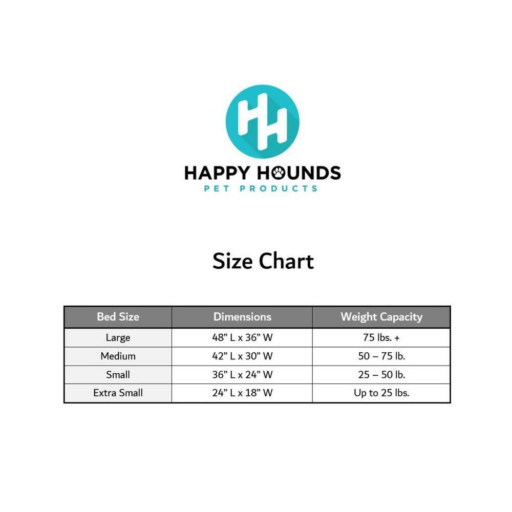 Happy Hounds Buster Large Crimson Sherpa Dog Bed