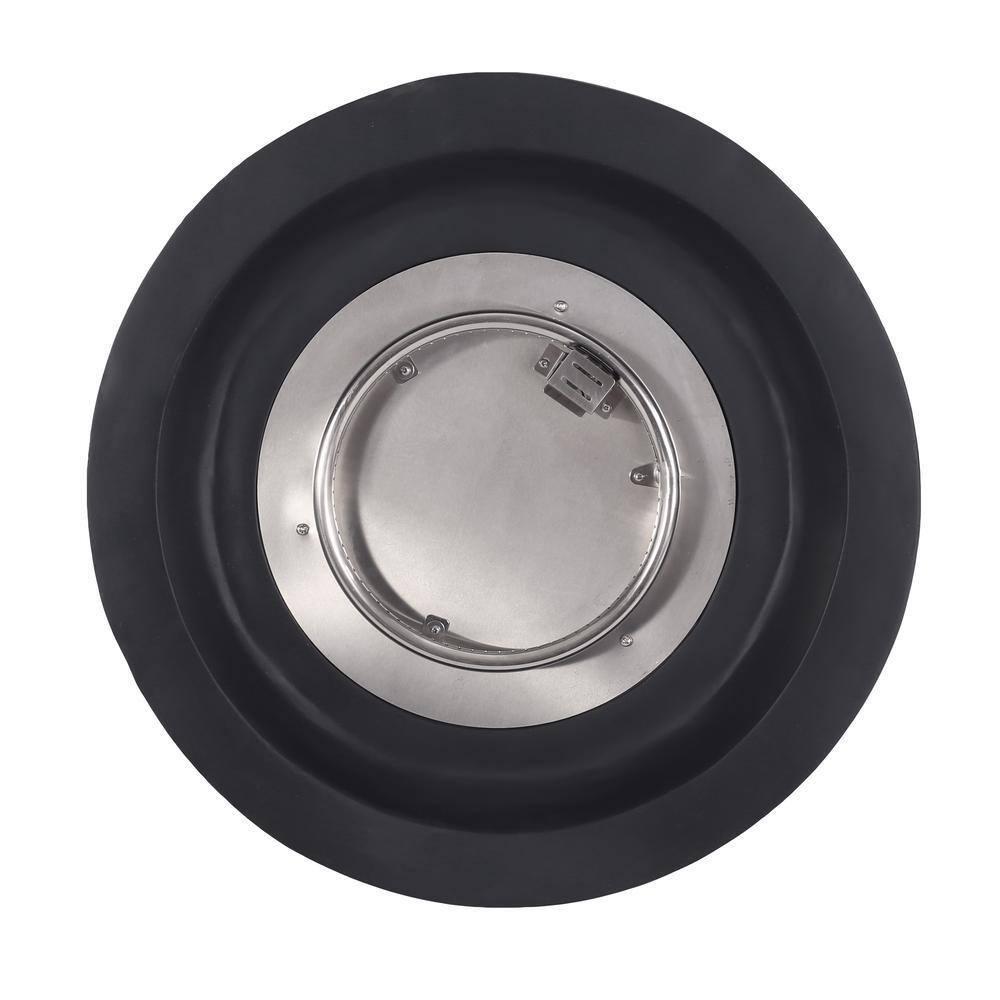 Noble House Tulip Dark Gray Stone Fire Pit Bowl (No Tank Holder)