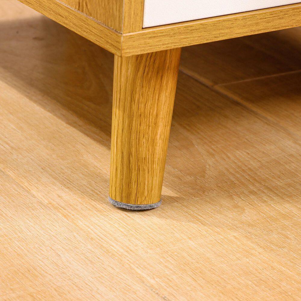 None Oak Wooden Cat House End Table Cat Condo Bed Side Table