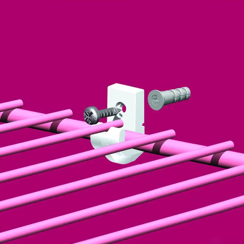 ClosetMaid SuperSlide 1 mm. White Shelf Clips (12-Pack)