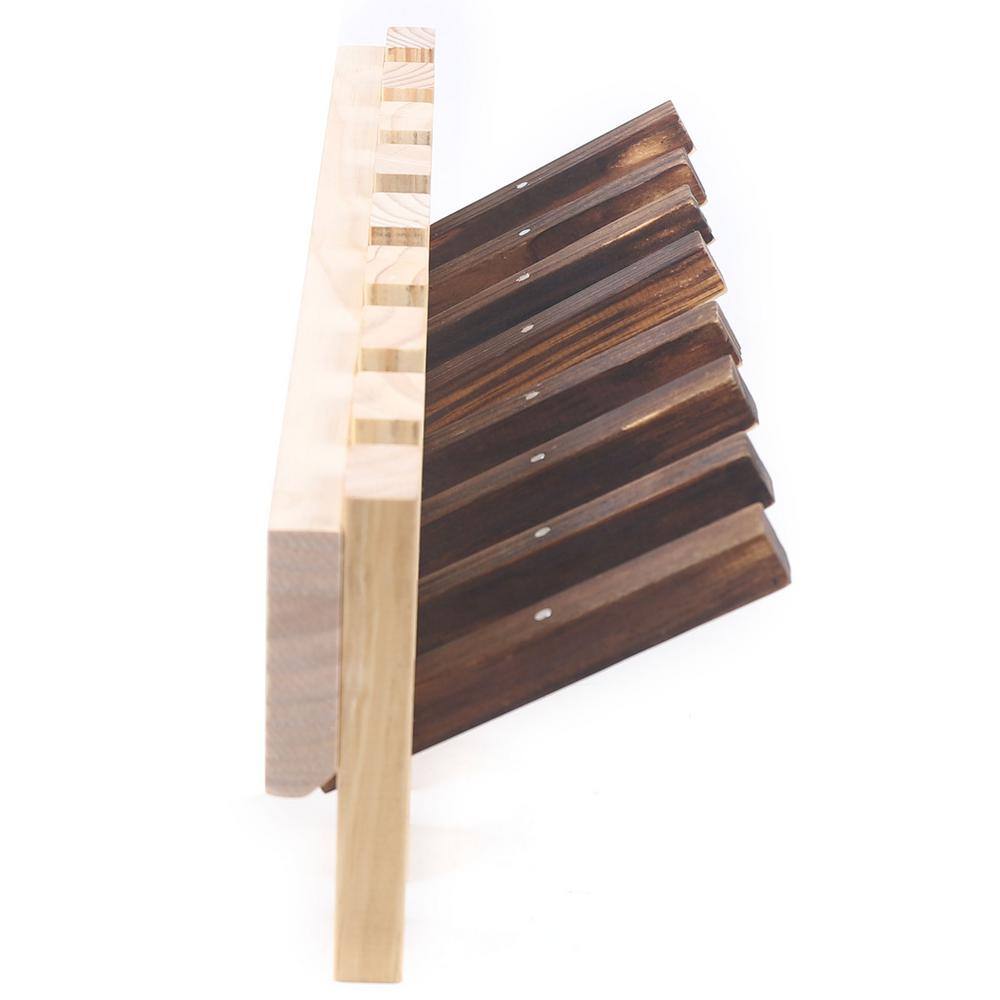 None Modern Create Wooden Clothes Rack 19.68 in. x 5.9 in.