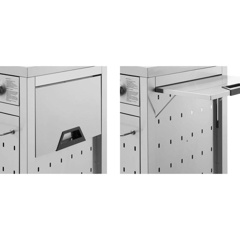 Fuego Premium 3-Burner Natural Gas Grill in 304 Stainless Steel