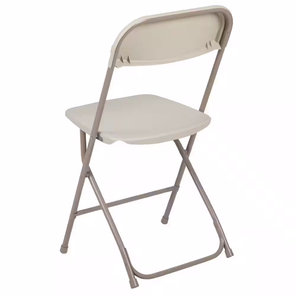 Carnegy Avenue Beige Metal Folding Chair (Set of 10)