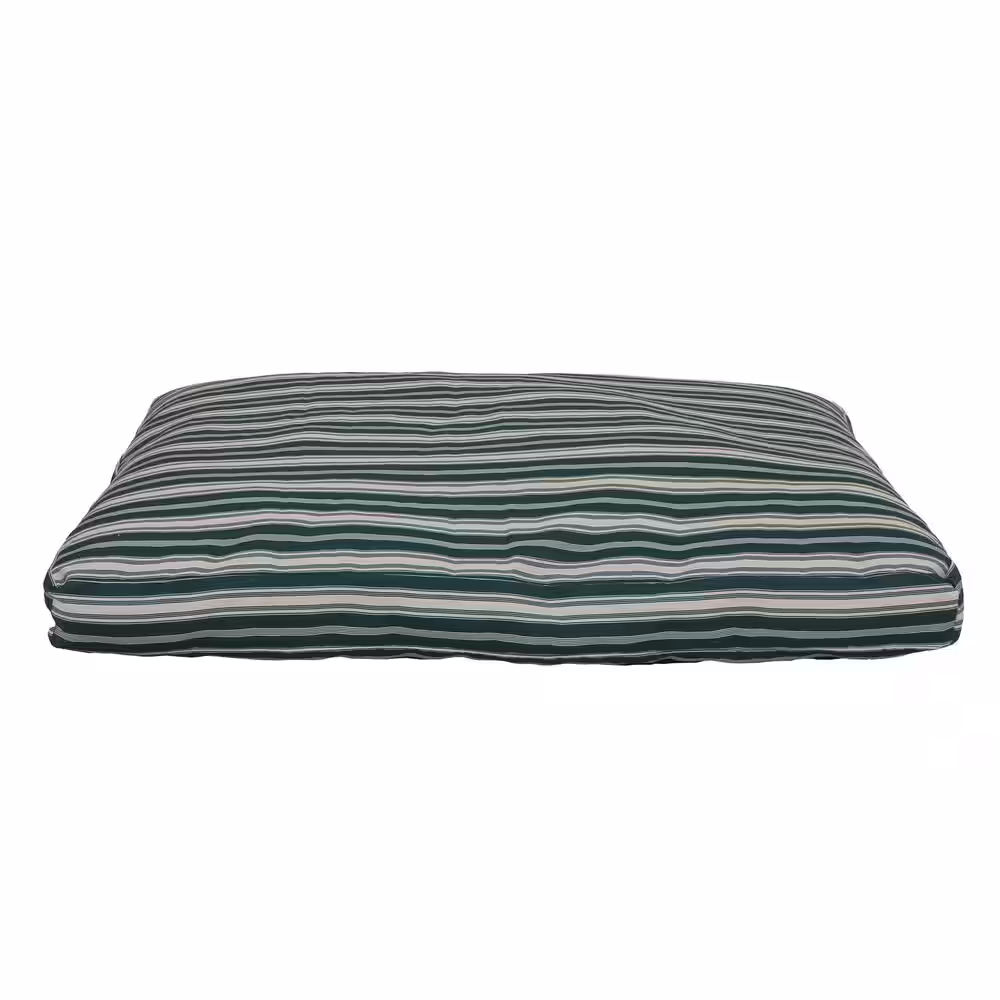 None Small Green Indoor/Outdoor Striped Jamison Bed