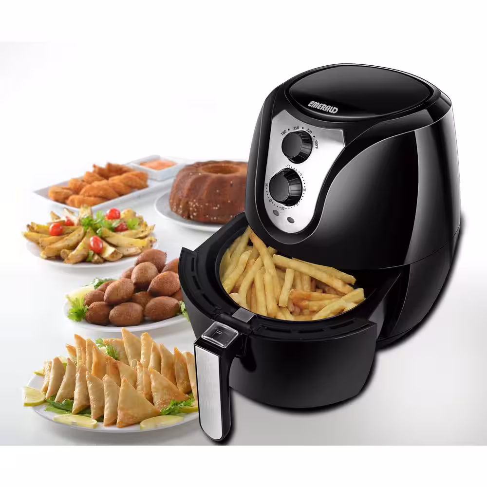 Emerald 3.4 Qt. Manual Air Fryer with Rapid Air Technology