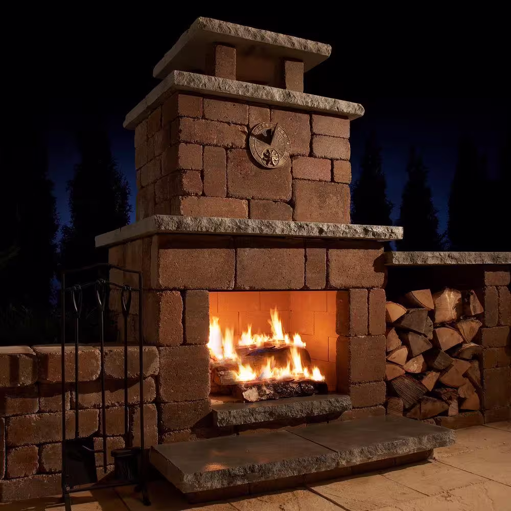 Necessories Bluestone Compact Outdoor Fireplace