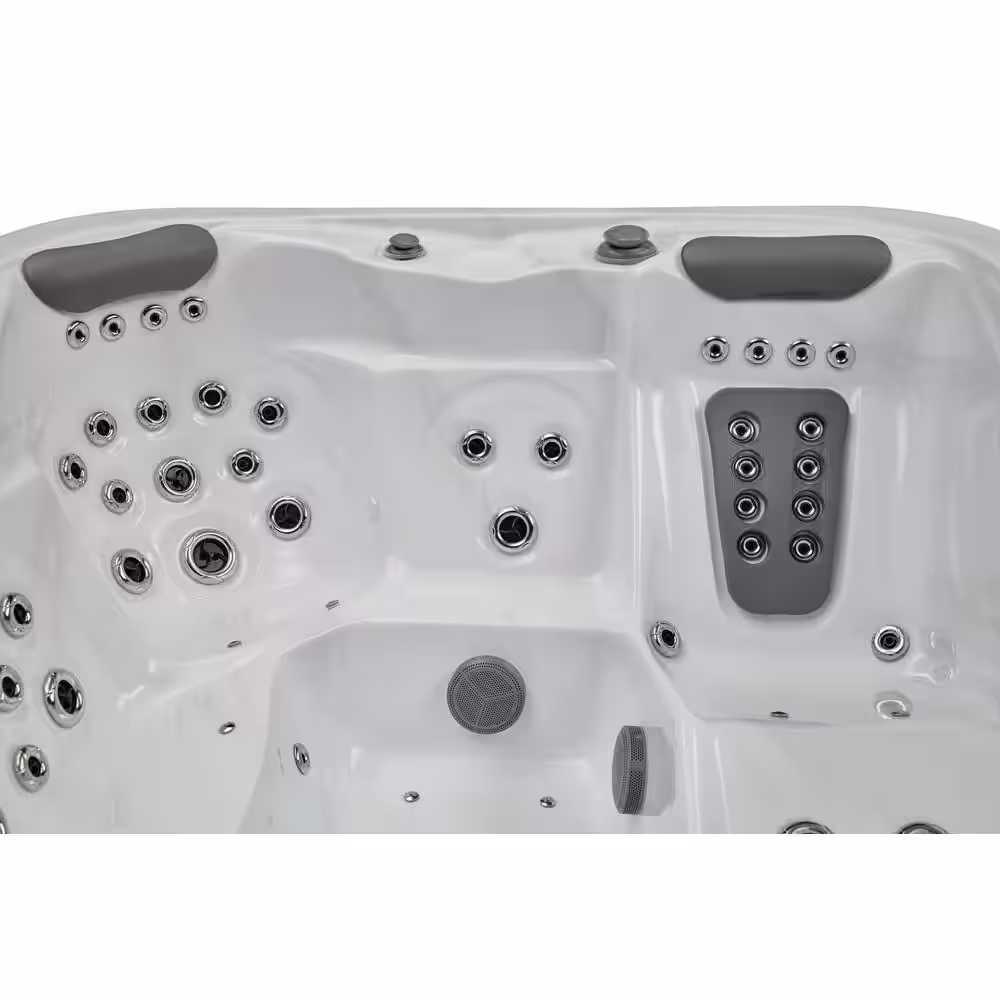 Luxury Spas Danika 5-Person 84 Jet Lounger Hot Tub with Bluetooth
