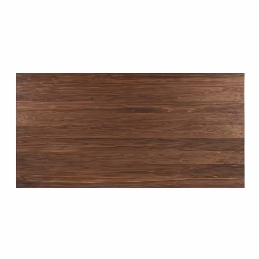 Noble House Chazz 7-Piece Rectangle Wood Top Dark Grey and Walnut Standard Height Table Set