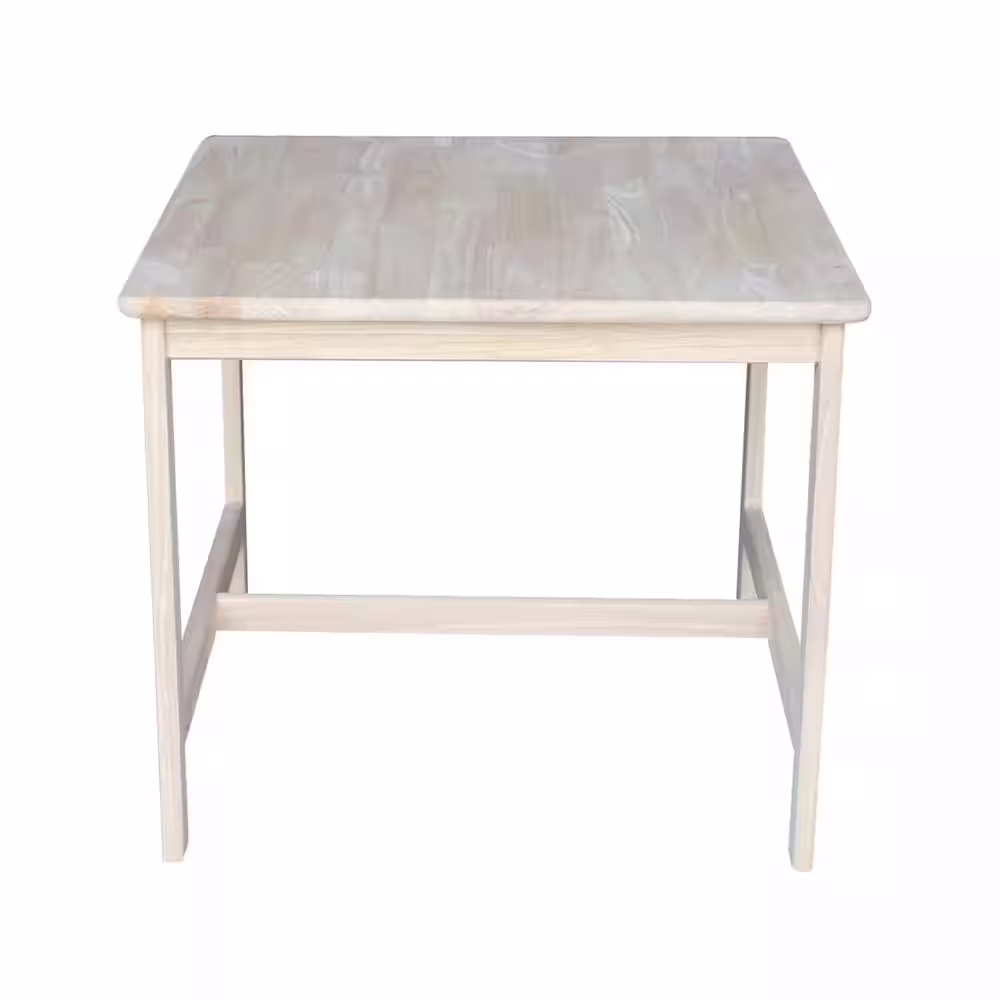 International Concepts 3-Piece Unfinished Children's Table and Chair Set