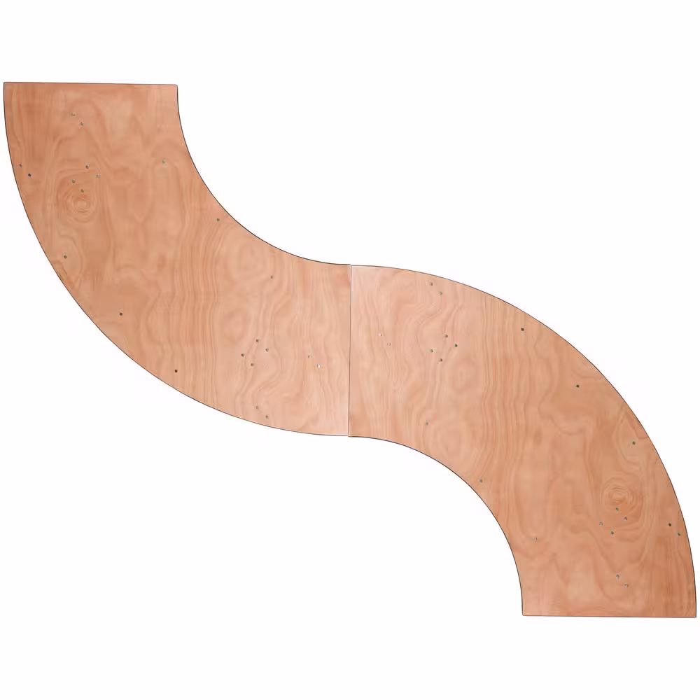 None 60 in. Natural Wood Tabletop Metal Frame Folding Table