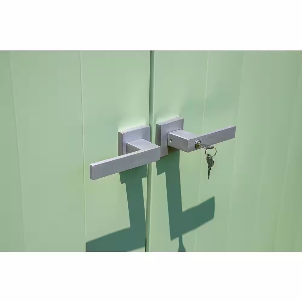 Arrow Select 10 ft. W x 12 ft. D Sage Green Metal Shed (115 sq. ft.)