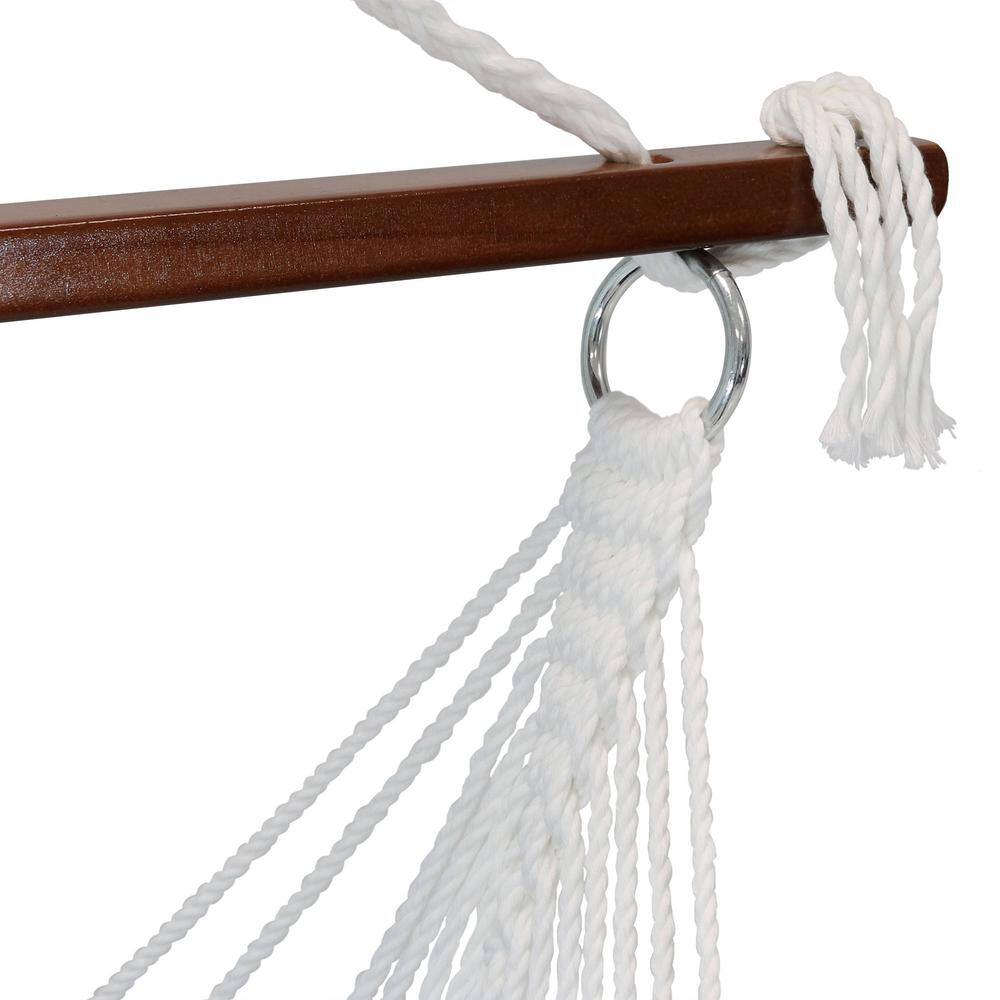 Sunnydaze Decor Tufted Victorian Hammock Chair Swing, Sturdy 300 lbs. Weight Capacity in Navy Blue