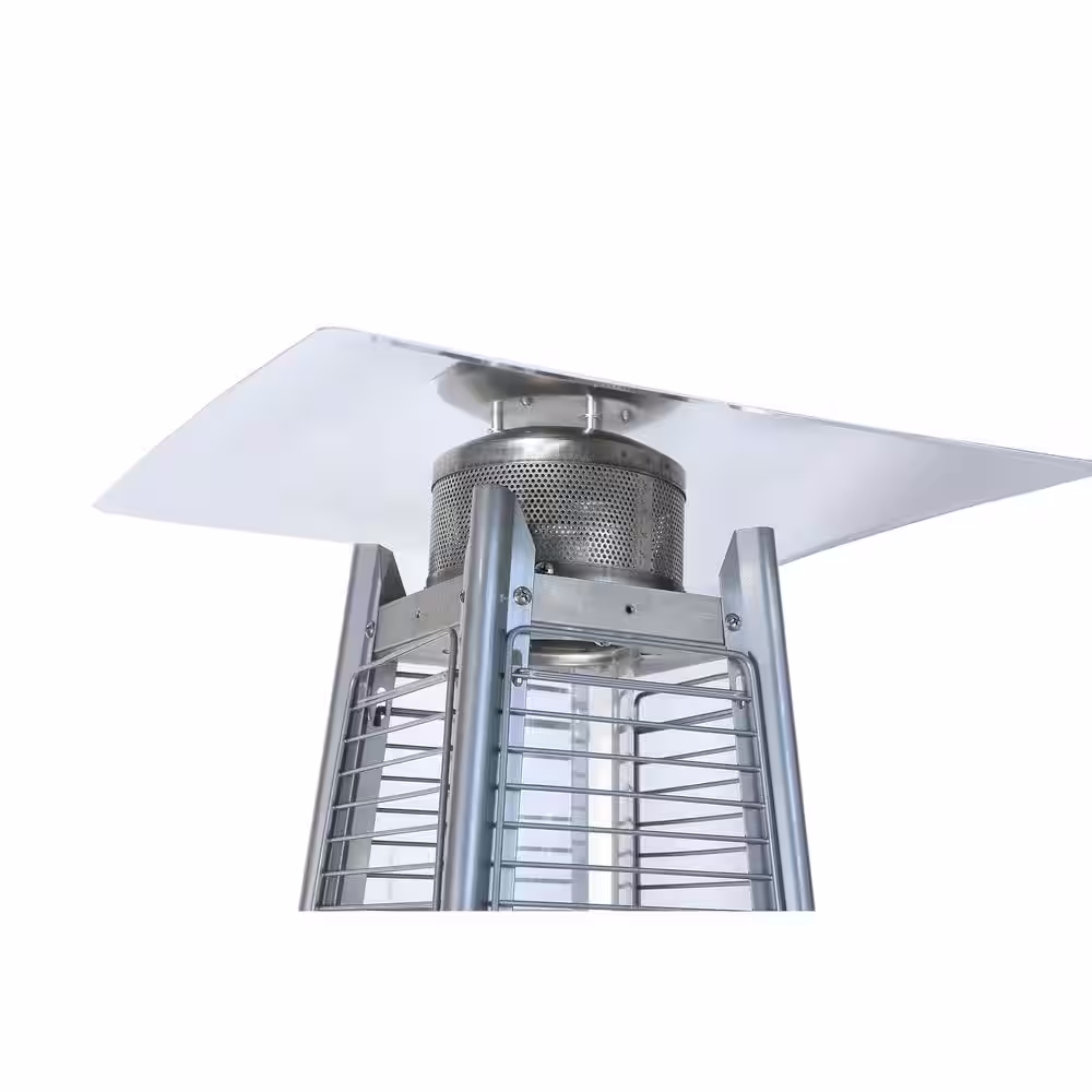 Uixe 40,000 BTU Hammer Golden Pyramid Flame Propane Patio Heater