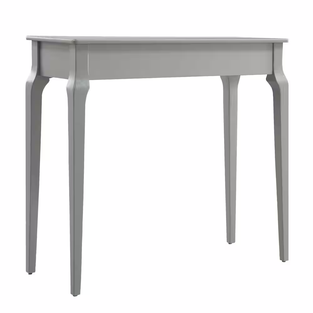 HomeSullivan 36 in Frost Grey 1-Drawer Rectangle Wood Accent Console Sofa Table