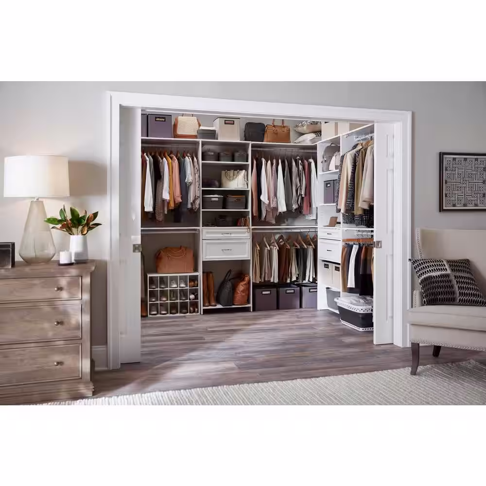 ClosetMaid 5 in. H x 23.5 in. W White Wood Drawer