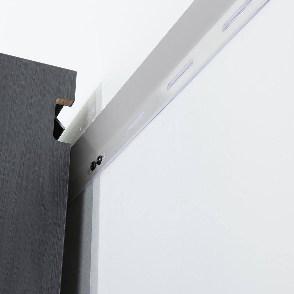 Klair Living Nova Series Wood Base Drawer Wall Mounted Garage Cabinet in Metallic Gray (32 in W x 24 in. H x 20 in D)